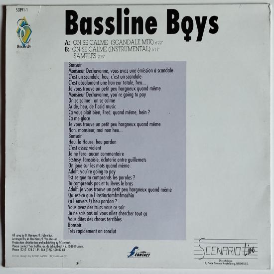 Bassline boys on se calme maxi single vinyle occasion 1