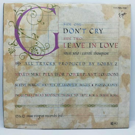 Boy george don t cry single vinyle 45t occasion 1