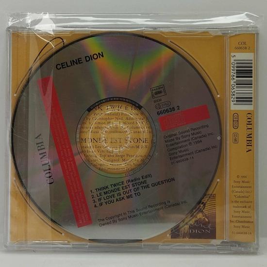 Celine dion think twice maxi cd single occasion 1