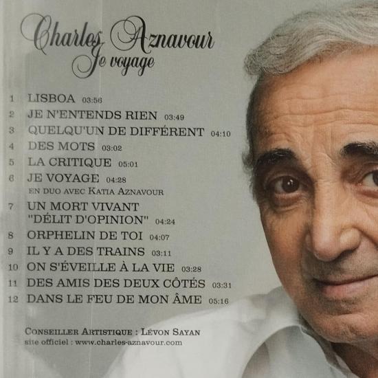 Charles aznavour je voyage album cd occasion 2