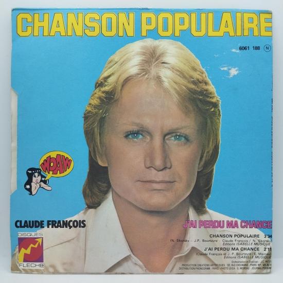 Claude francois chanson populaire single vinyle 45t occasion 1