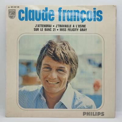 Claude francois j attendrai single vinyle ep occasion