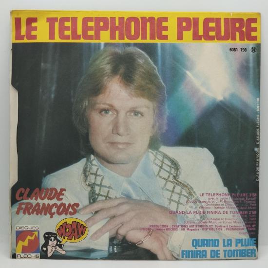 Claude francois le telephone pleure single vinyle 45t occasion 1