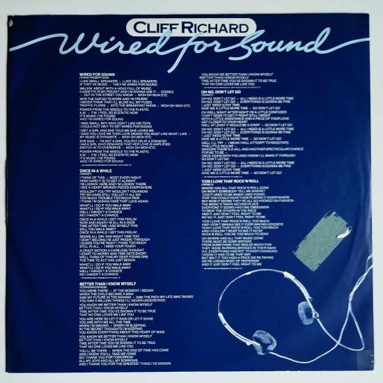 Cliff richard wired for sound album vinyle occasion 3