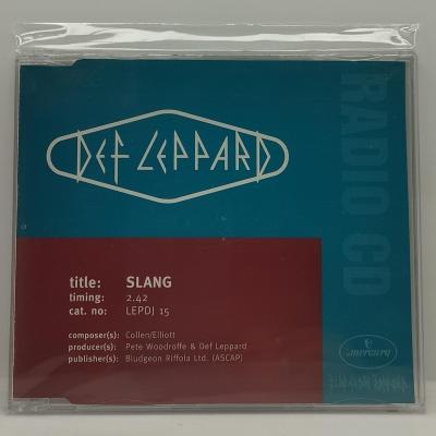 Def leppard slang rare cd single promo u k