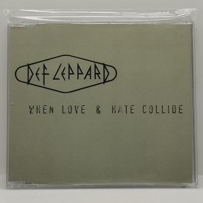 Def leppard when love hate collide rare cd single promo occasion