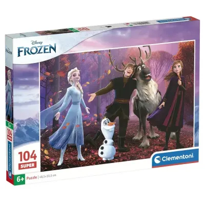 Disney la reine des neiges puzzle super color 104p