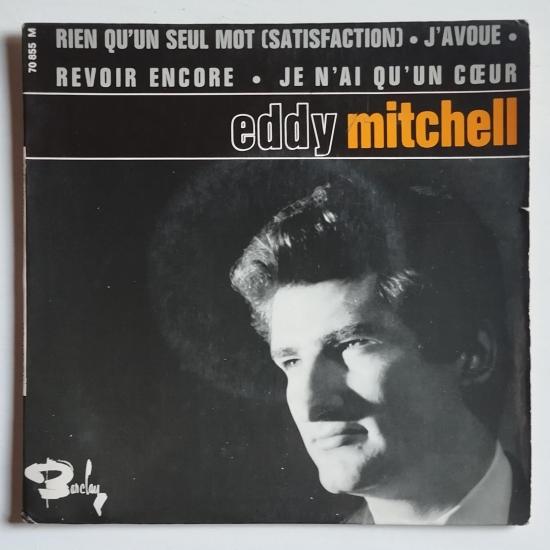 Eddy mitchell rien qu un seul mot satisfaction single vinyle ep occasion