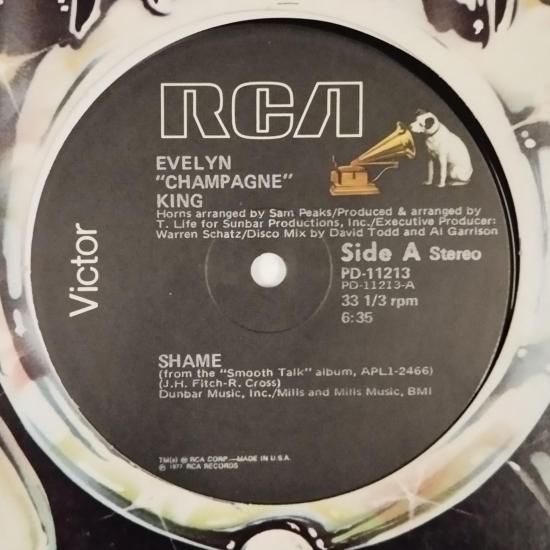 Evelyne champagne king shame pressage usa maxi single vinyle occasion 1