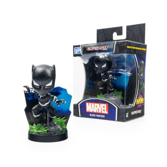 Figurine marvel mini diorama superama black panther 10 cm