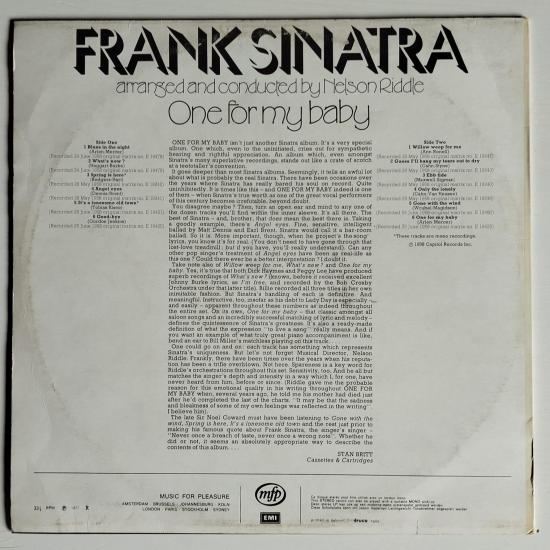 Frank sinatra one for my baby album vinyle occasion 1