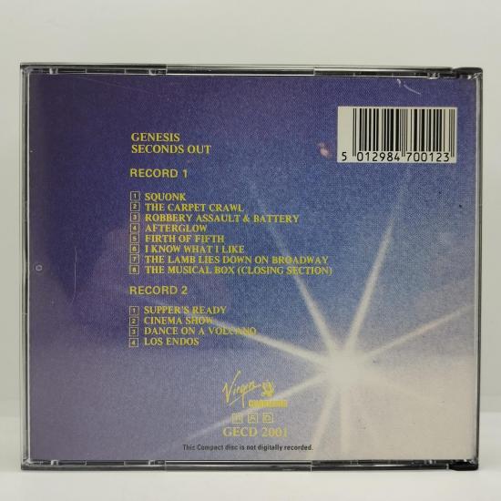 Genesis seconds out double album cd occasion 1