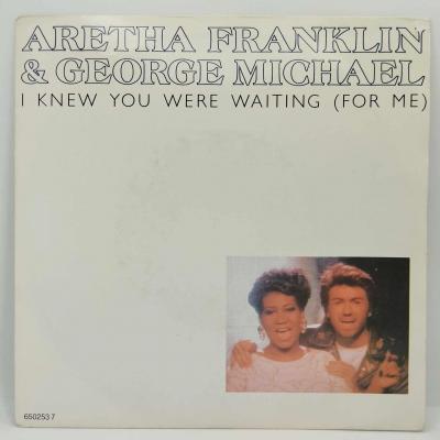 George michael aretha franklin i knew you were waiting for me single vinyle 45t occasion