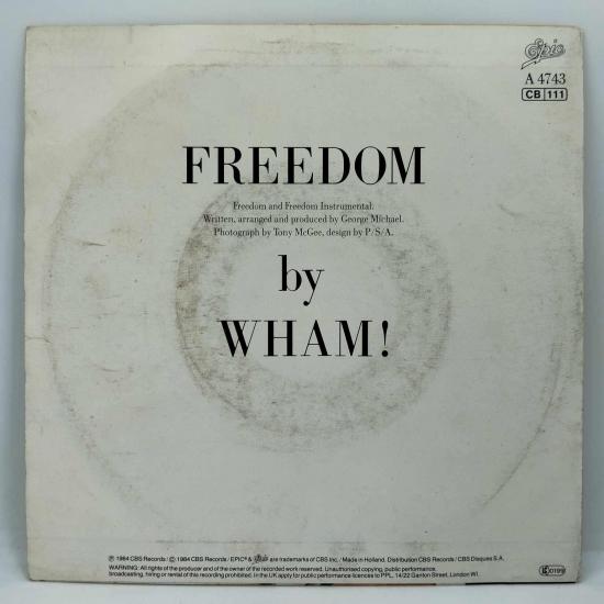 George michael wham freedom single vinyle 45t occasion 1