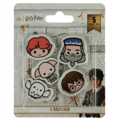 Harry potter pack de 5 gommes a effacer