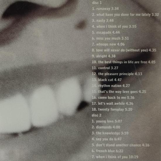 Janet jackson design of a decade 1986 1996 includes cd with 7 rare mixes double album cd occasion 2