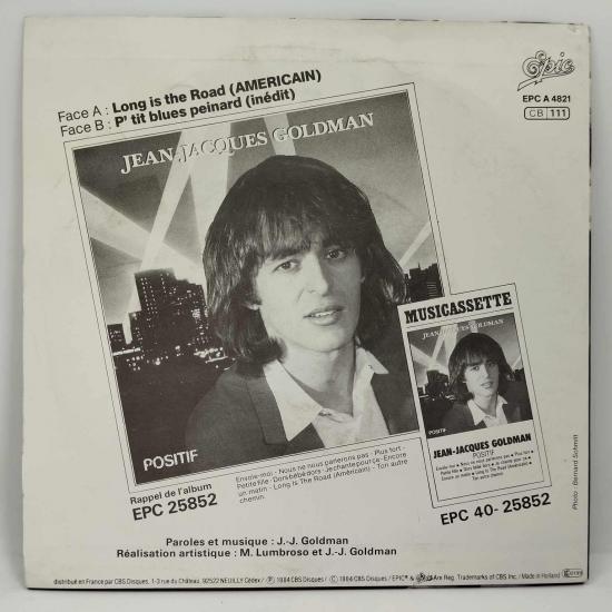 Jean jacques goldman long is the road single vinyle 45t occasion 1