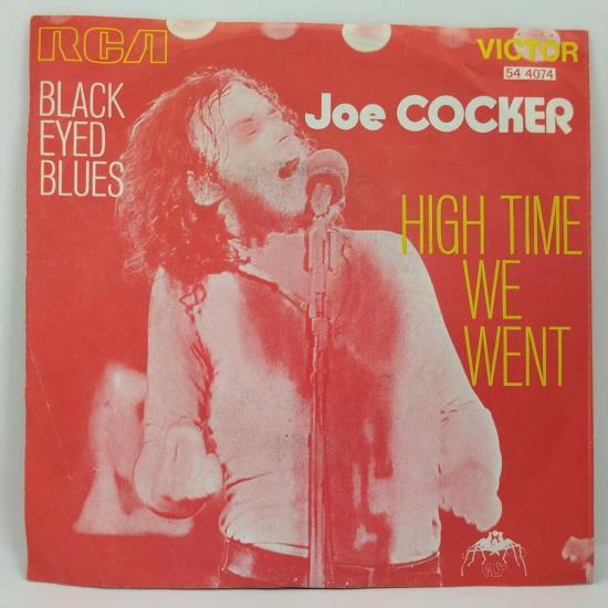 Joe cocker high time we went pressage belgique single vinyle 45t occasion 1