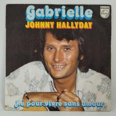 Johnny hallyday gabrielle single vinyle 45t occasion