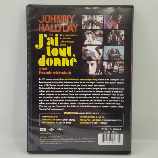 Johnny hallyday j ai tout donne dvd occasion 1