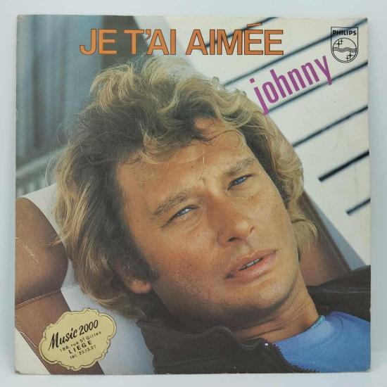 Johnny hallyday je t ai aimee single vinyle 45t occasion