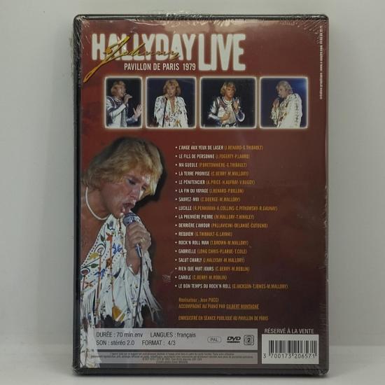 Johnny hallyday live pavillon de paris 1979 dvd neuf 1