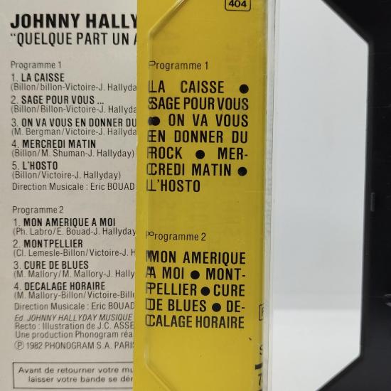 Johnny hallyday quelque part un aigle album k7 audio 3