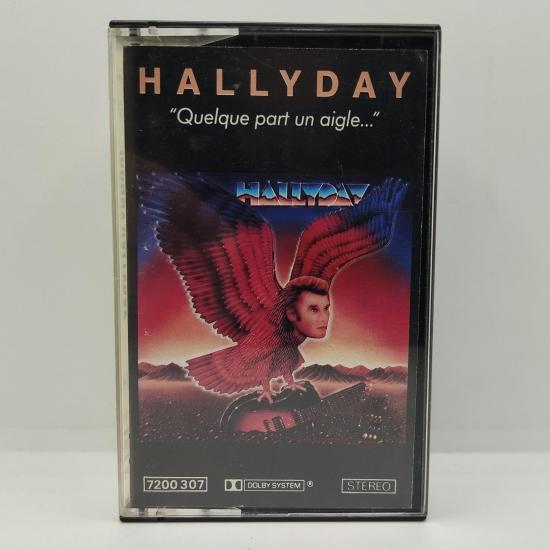 Johnny hallyday quelque part un aigle album k7 audio