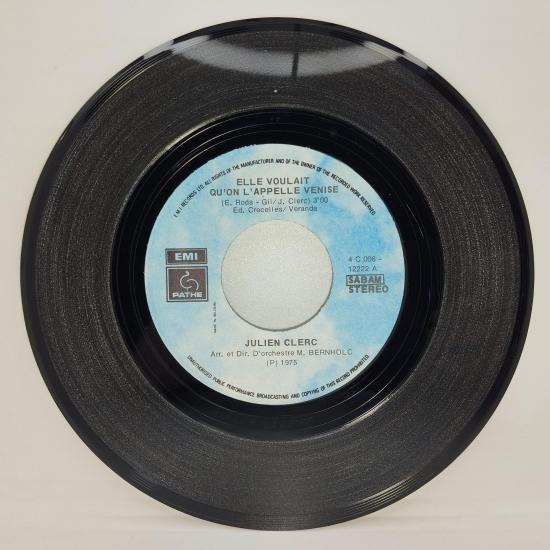 Julien clerc elle voulait qu on l appelle venise pressage belgique single vinyle 45t occasion 2