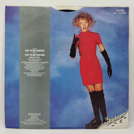 Kylie minogue got to be certain single vinyle 45t occasion 1