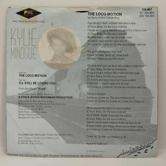 Kylie minogue the locomotion single vinyle 45t occasion 1