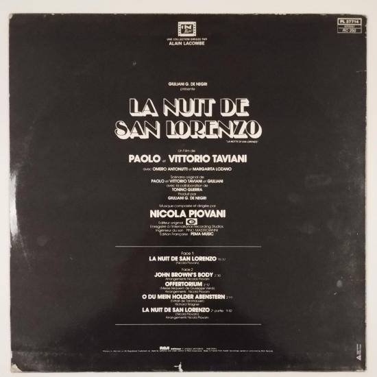 La nuit de san lorenzo musique originale du film album vinyle occasion 1