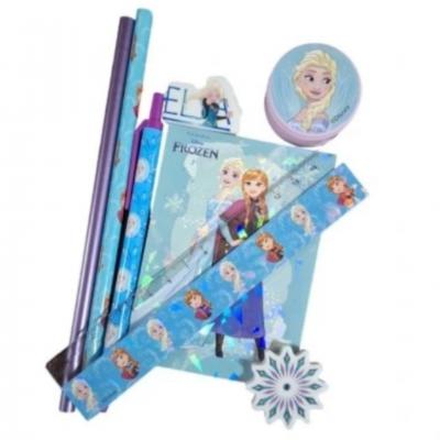 La reine des neiges trousse a crayons ensemble accessoires scolaire 1