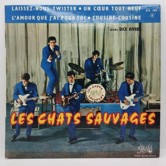 Les chats sauvages laissez nous twister single vinyle 45t ep occasion