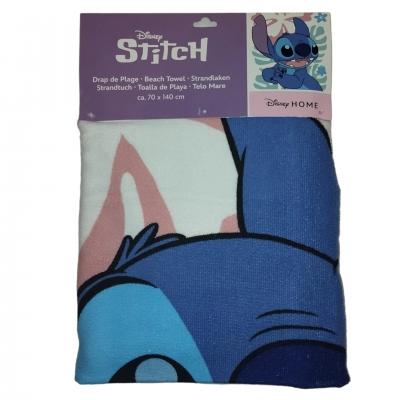 Lilo stitch serviette de bain plage 100 microfibre 70x140cm