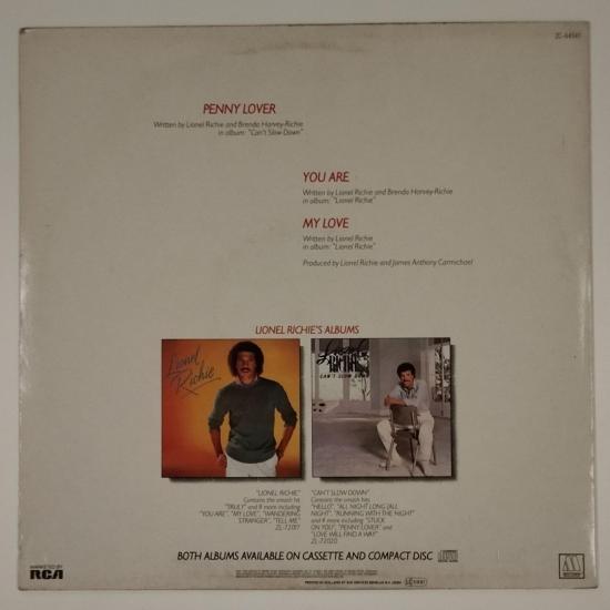 Lionel richie penny lover maxi single vinyle occasion 1