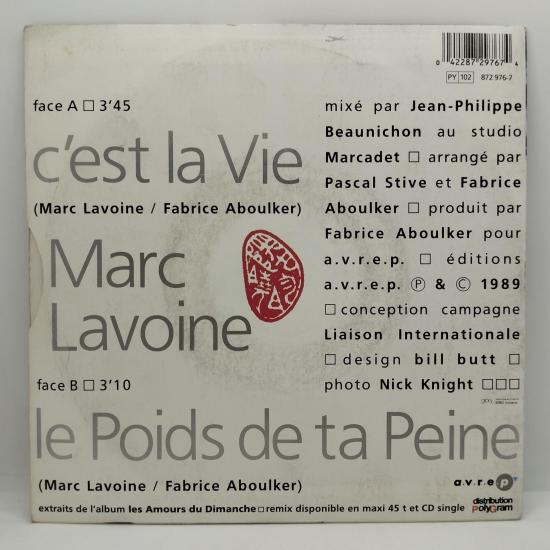 Marc lavoine c est la vie single vinyle 45t occasion 1