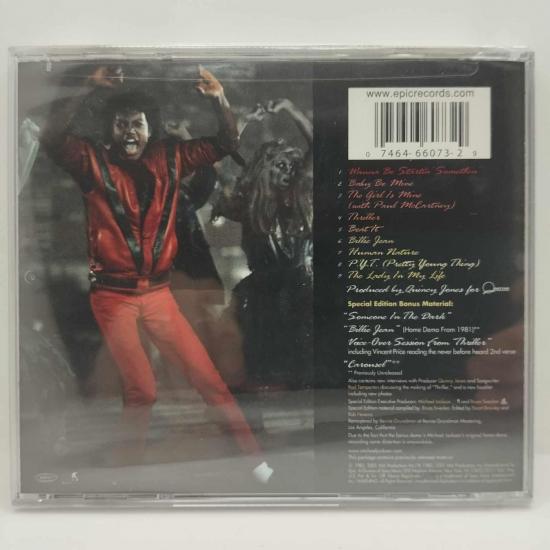 Michael jackson thriller special edition album cd neuf 1