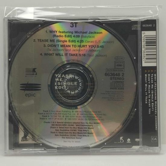 Michael jackson why feat 3t maxi cd single occasion 1