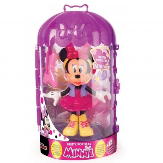 Minnie mouse pretty pop star figurine 15 cm