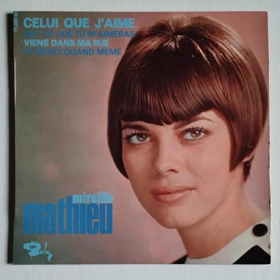 Mireille mathieu celui que j aime single vinyle ep occasion