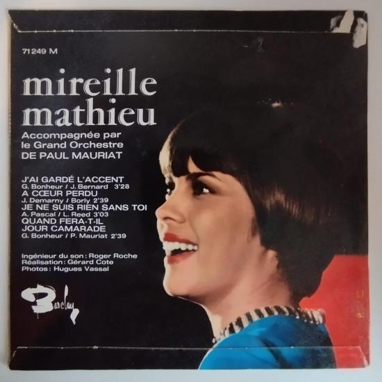 Mireille mathieu j ai garde l accent single vinyle ep occasion 1