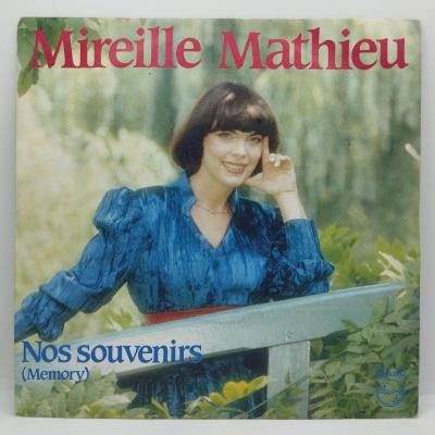 Mireille mathieu nos souvenirs single vinyle 45t occasion