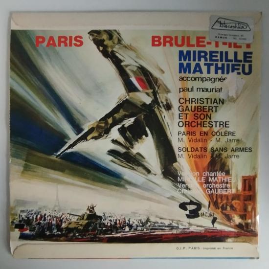 Mireille mathieu paris brule t il single vinyle ep occasion 1