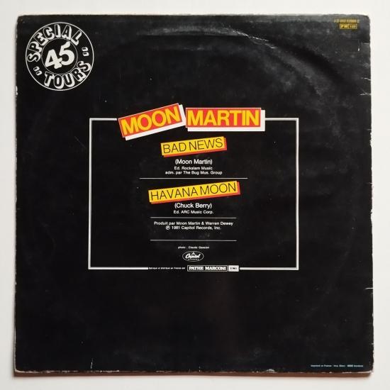 Moon martin bad news maxi single vinyle occasion 1