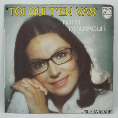 Nana mouskouri toi qui t en vas single vinyle 45t occasion