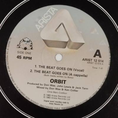 Orbit the beat goes on maxi single vinyle occasion