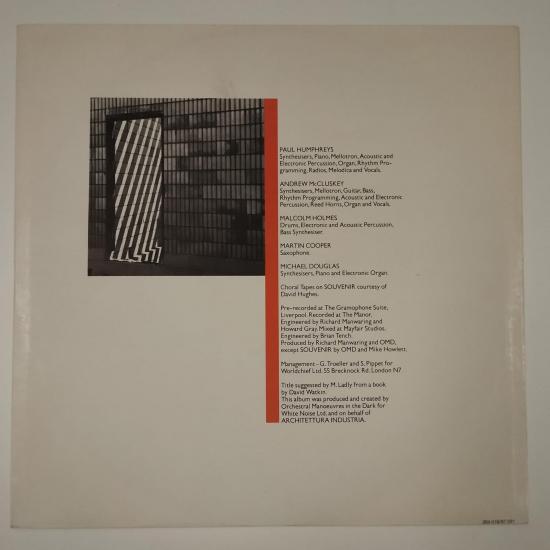 Orchestral manoeuvres in the dark architecture morality album vinyle occasion 3