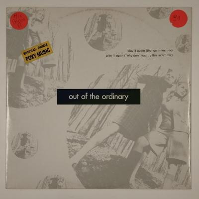 Out of the ordinary play it again maxi single vinyle occasion