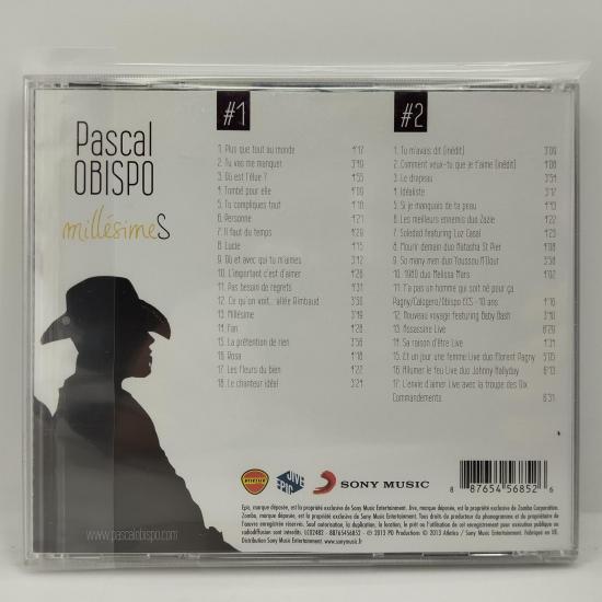 Pascal obispo millesimes double album cd occasion 1